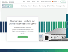 Tablet Screenshot of hosteurope.de